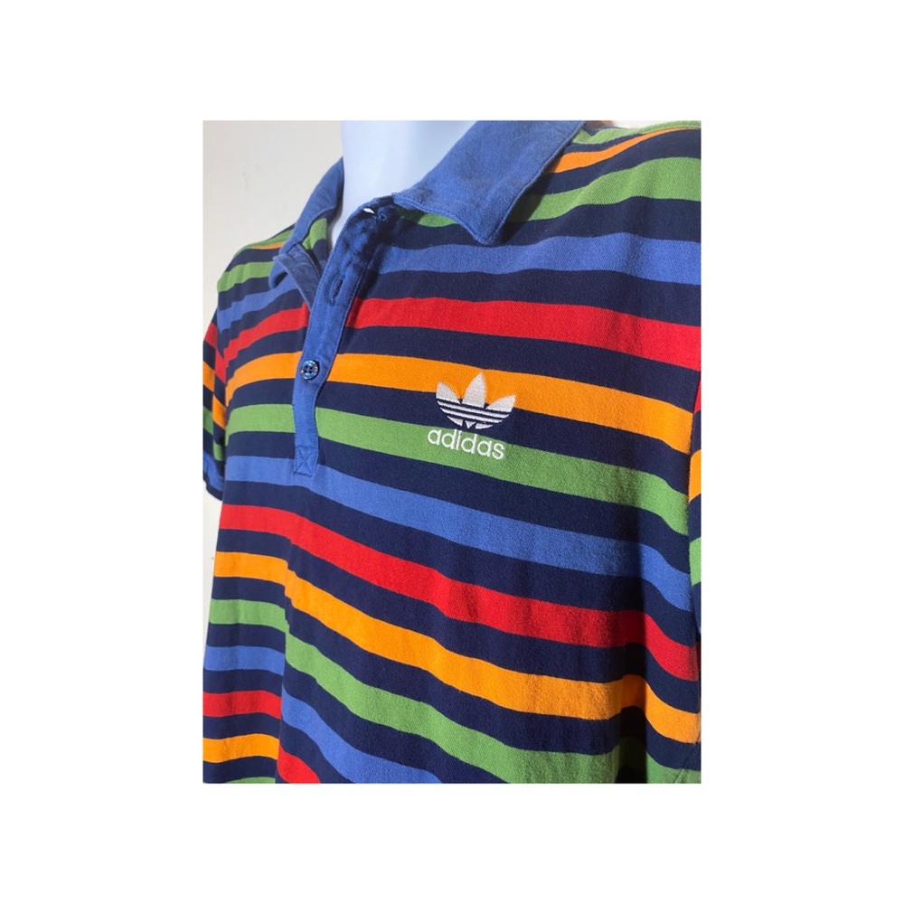 Adidas collared 3 button top